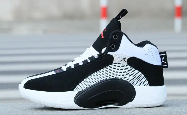 New Winter Basketball Shoes for Men Keep Warm Non-Slip Outdoor Sports Shoes Fur Gym Training Athletic Basketball Sneakers Women