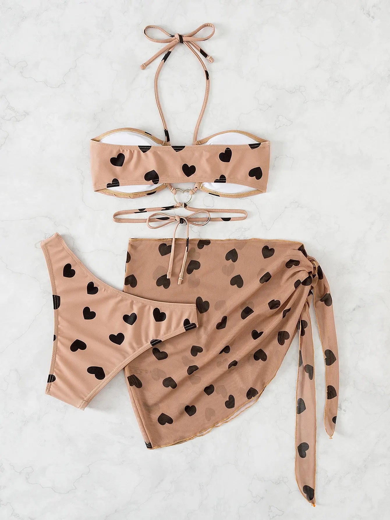 Brazilian Thong Bikini 2026 Women With Skirt Sexy Swimwear Female Padded Swimsuit Push Up Beachwear Bathing Suit Biquini Summer