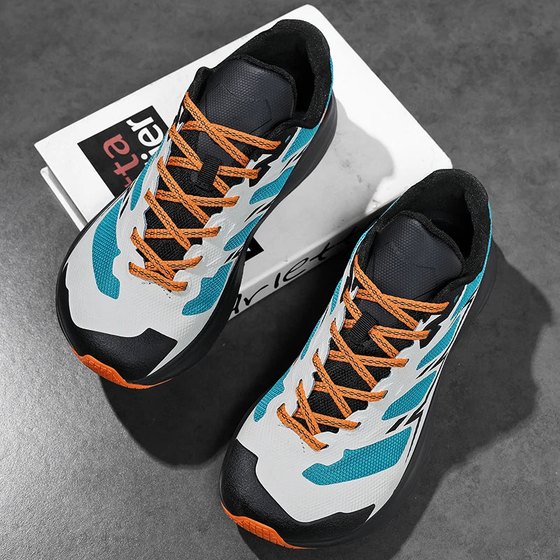 Wide Toe Men Running Sneakers Minimalist Barefoot Shoes Lightweight Breathable Zero Soles Outdoor Man Casual Walking Sport Shoes