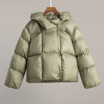 New in Winter Warm Cotton Puffer Jackets Women's Loose Parkas Coat Vintage Bread Jacket Outwear Office Ladies Quilted Clothing