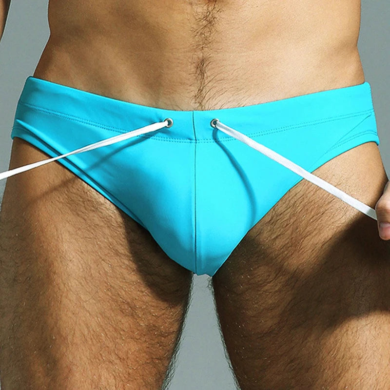 Mens Swimwear Sexy Briefs Swimsuits Trunks Beachwear Summer Surf Board Wear Men Swimming Brief Bikini Underwear Spa Underpants