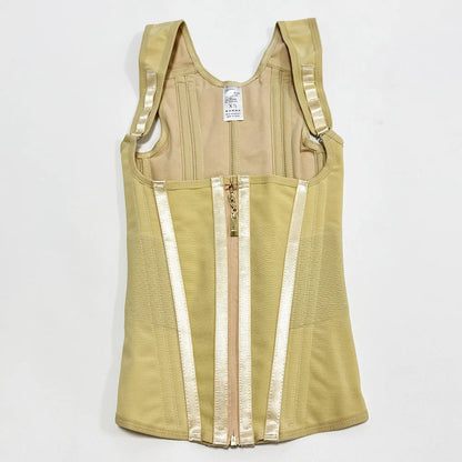 Body Shaper Shapewear Women Double Tummy Control Compression Waist Trainer Corset Adjustable Zipper and Hook-eyes Flat Belly