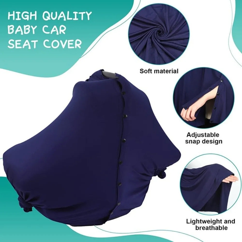 Comfortable Maternal Nursing Covers Button Soft Nursing Scarf Adjustable Anti-Exposure Mother's Nursing Towel Outdoor