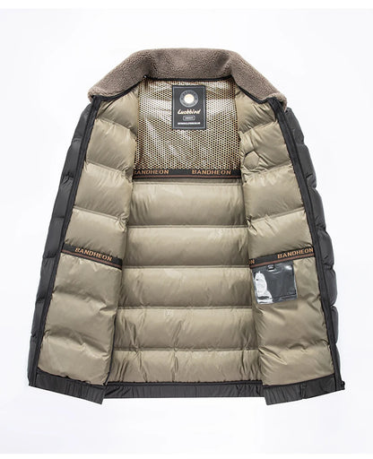 Top Grade Graphene Warmth Technology Men's New Winter Parka Jacket Windbreaker Diamond Quilted Bubble Puffer Coats