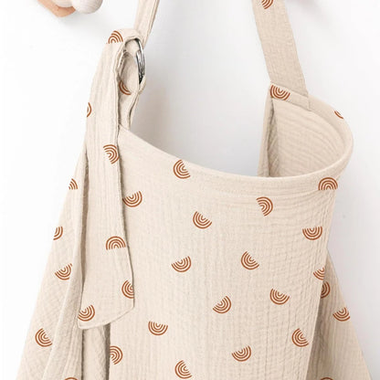 Soft Nursing Cover Muslin Breastfeeding Cover Portable 100% Cotton Breathable Baby Stroller Blanket Car Seat Cover 71*95cm