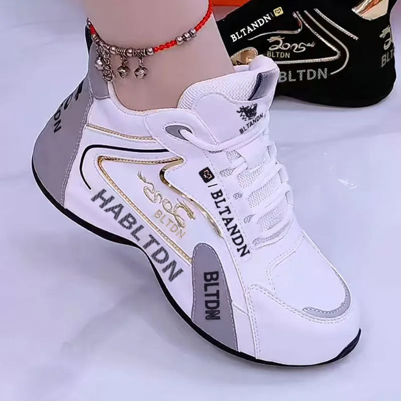 Sneakers Women Autumn Breathable Ladies Lightweight Lace Up Vulcanized Shoes for Women Walking Designer Shoes Zapatos De Mujer