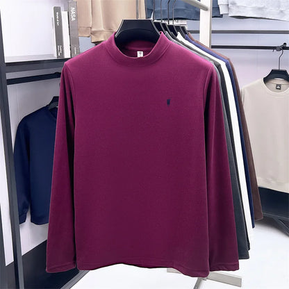 Xiaoma logo solid color simple hoodie men's top t-shirt windproof, warm, loose and comfortable