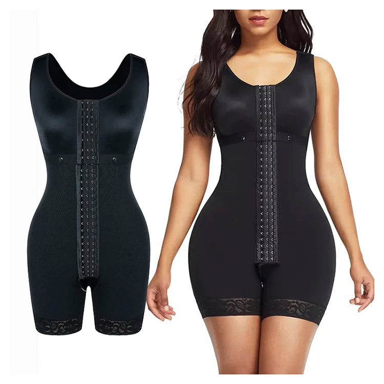 Full Body Corset Bodysuit Carving Shaper Tights Postpartum Girdles Fajas Colombian Sheath Butt Push Up Women Modeling Shapewear