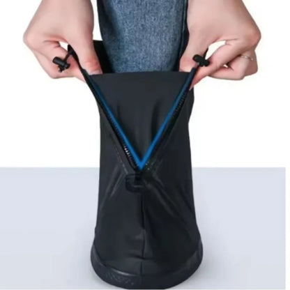 Waterproof Rain Boot Covers Reusable Non-Slip Cycling Hiking Shoe Protectors Rain Snow Wet Sand Overshoes Pants Protectors