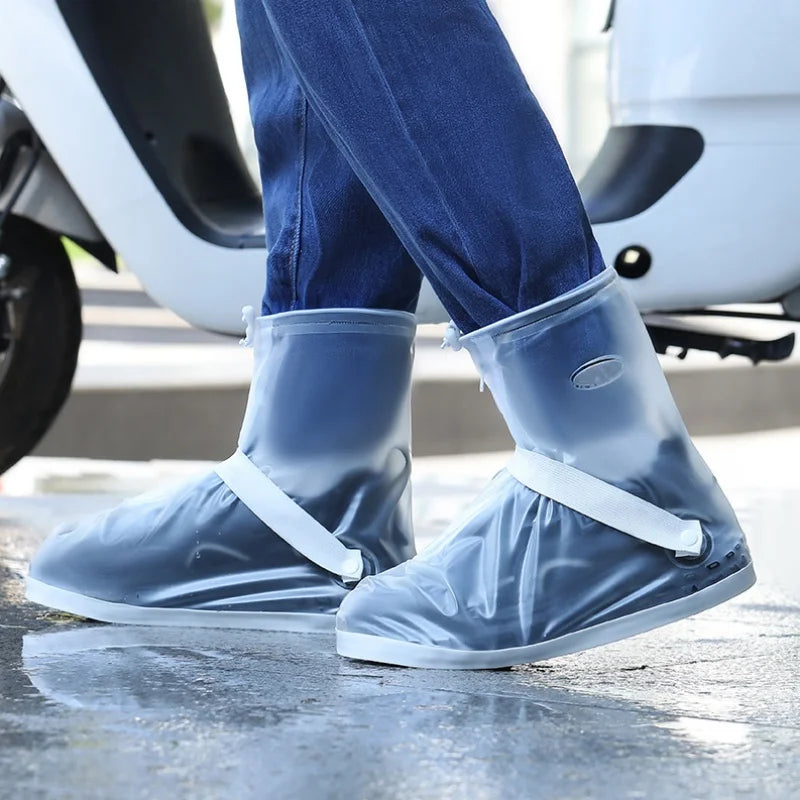 Waterproof Rain Boot Covers Reusable Non-Slip Cycling Hiking Shoe Protectors Rain Snow Wet Sand Overshoes Pants Protectors