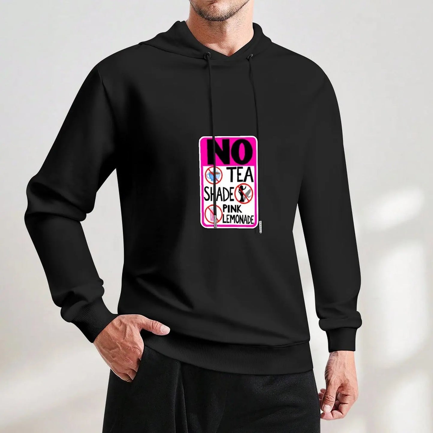 No Tea No Shade No Pink Lemonade Jasmine Masters Quote Hoodie male clothes autumn new products graphic hoodies