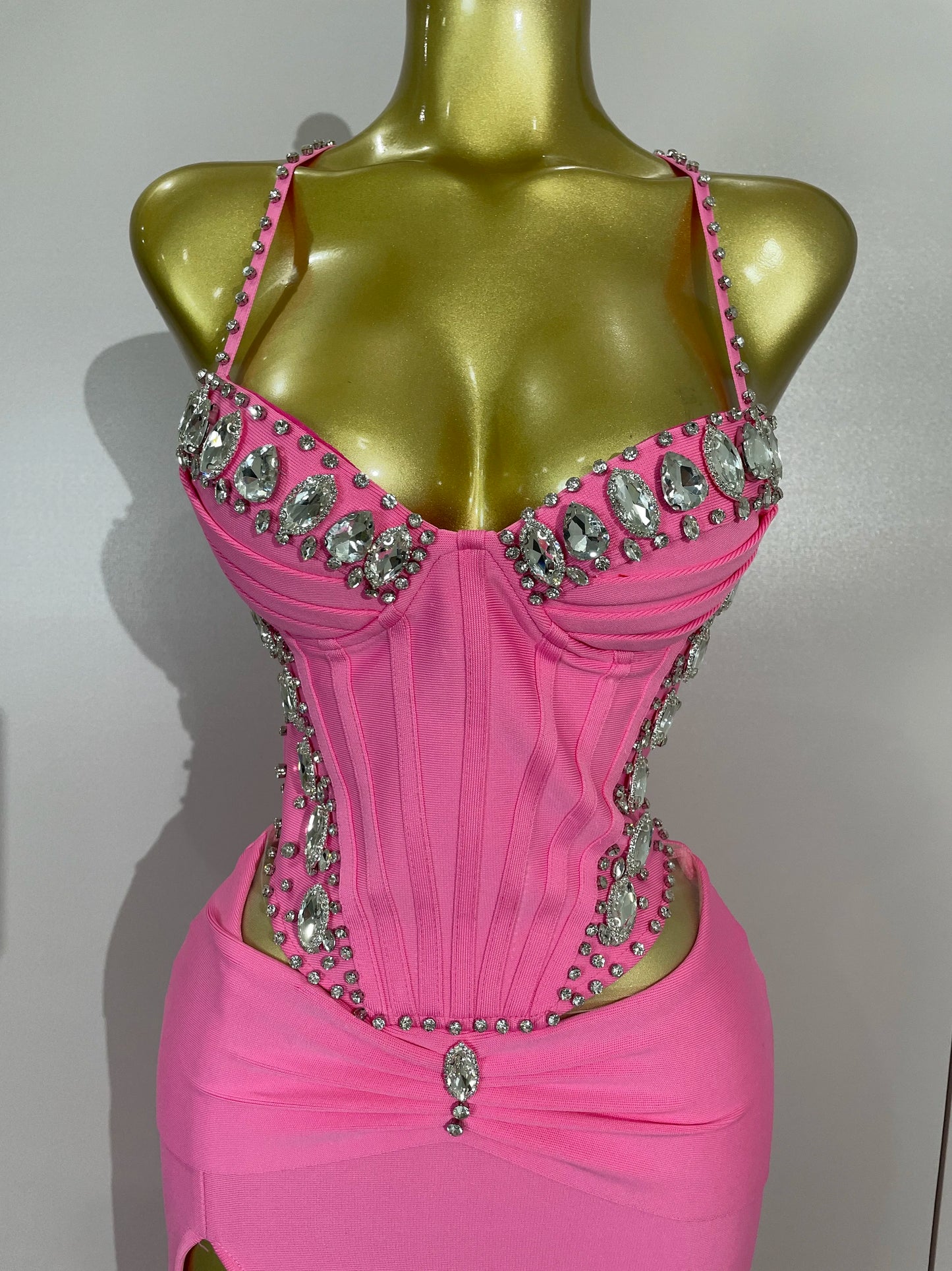 Elegant Sexy Backless Bodycon Sleeveless Pink Bandage Dress Women Prom Club Evening Party Luxury Birthday Wedding Guest Dresses