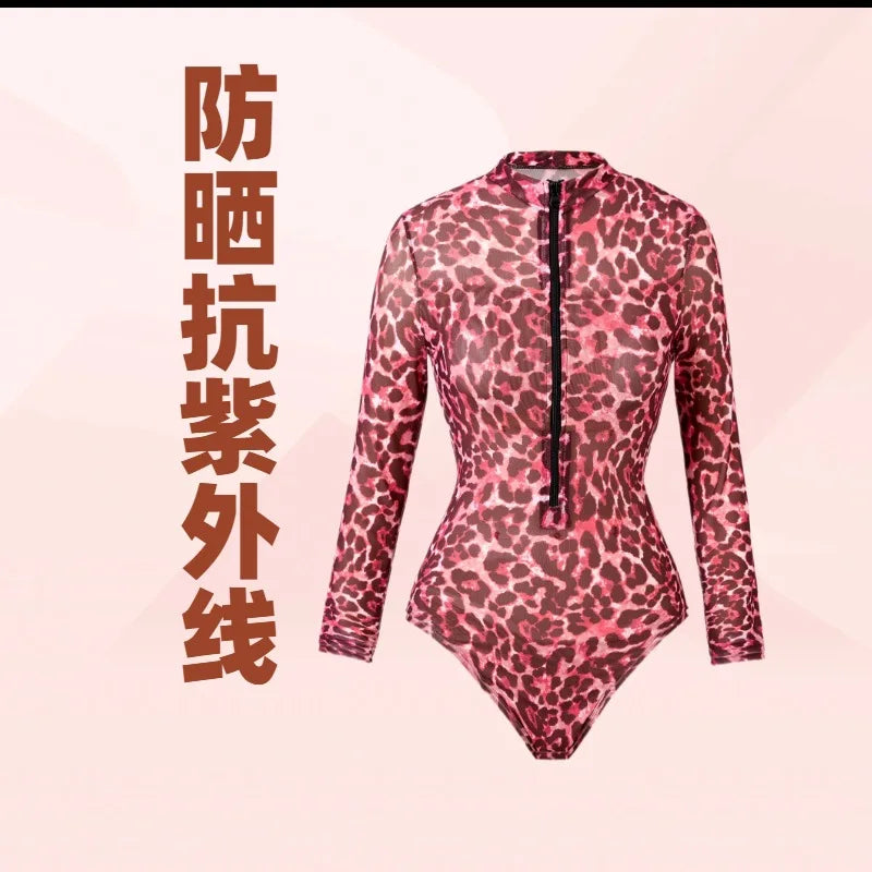 Russian Swimsuits Women One-piece Bikini Quick Drying Купальник Sunscreen 2025 European American