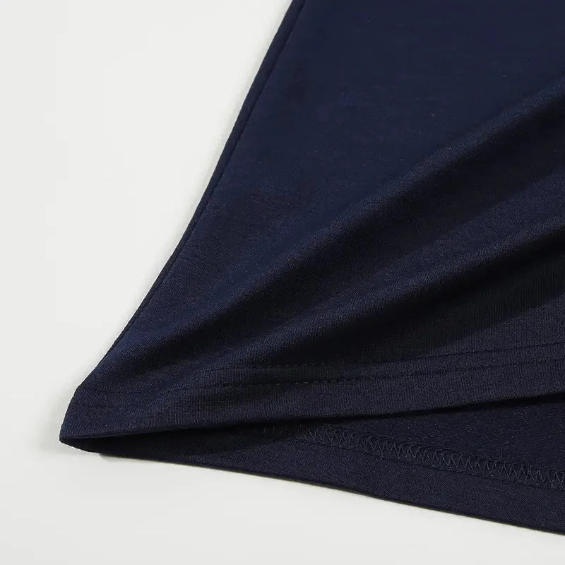 Spring and Autumn Men's Long Sleeve Polo Shirt Classic Business Office T-shirt Male Street Casual Fashion Solid Color Top