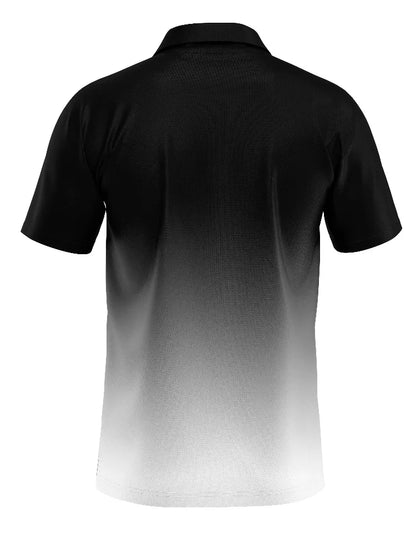 Summer Men's 3D Striped Polo Shirt Oversized Short Sleeve T Shirt Breathable Men's Clothing Casual Sports Street Mens Polo Shirt