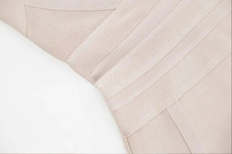 New women's fashionable neck hanging sexy suspender backless tight bandage dress 2026 elegant hip hugging dress