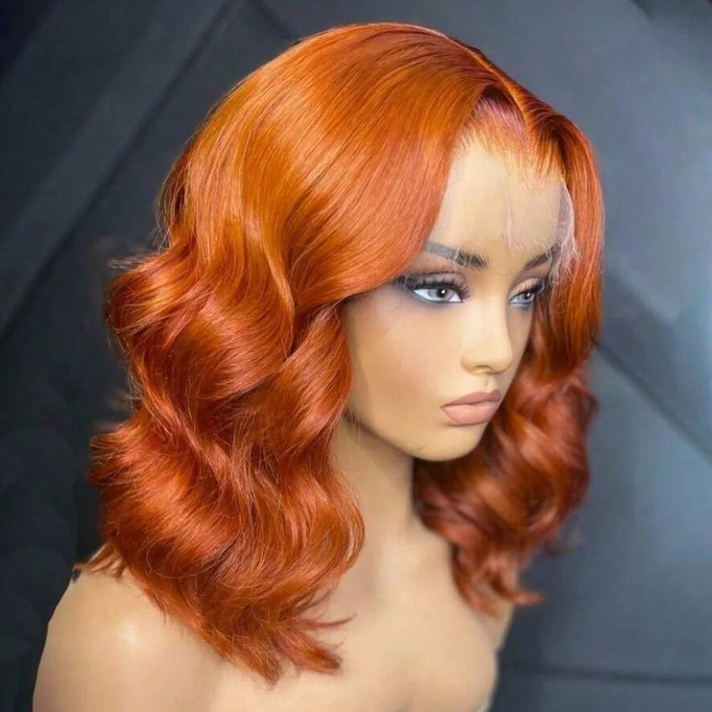 250 Density 30 Inch Body Wave 100% Human Hair - Ginger Color Silky Soft No Tangle No Shedding Premium Extensions