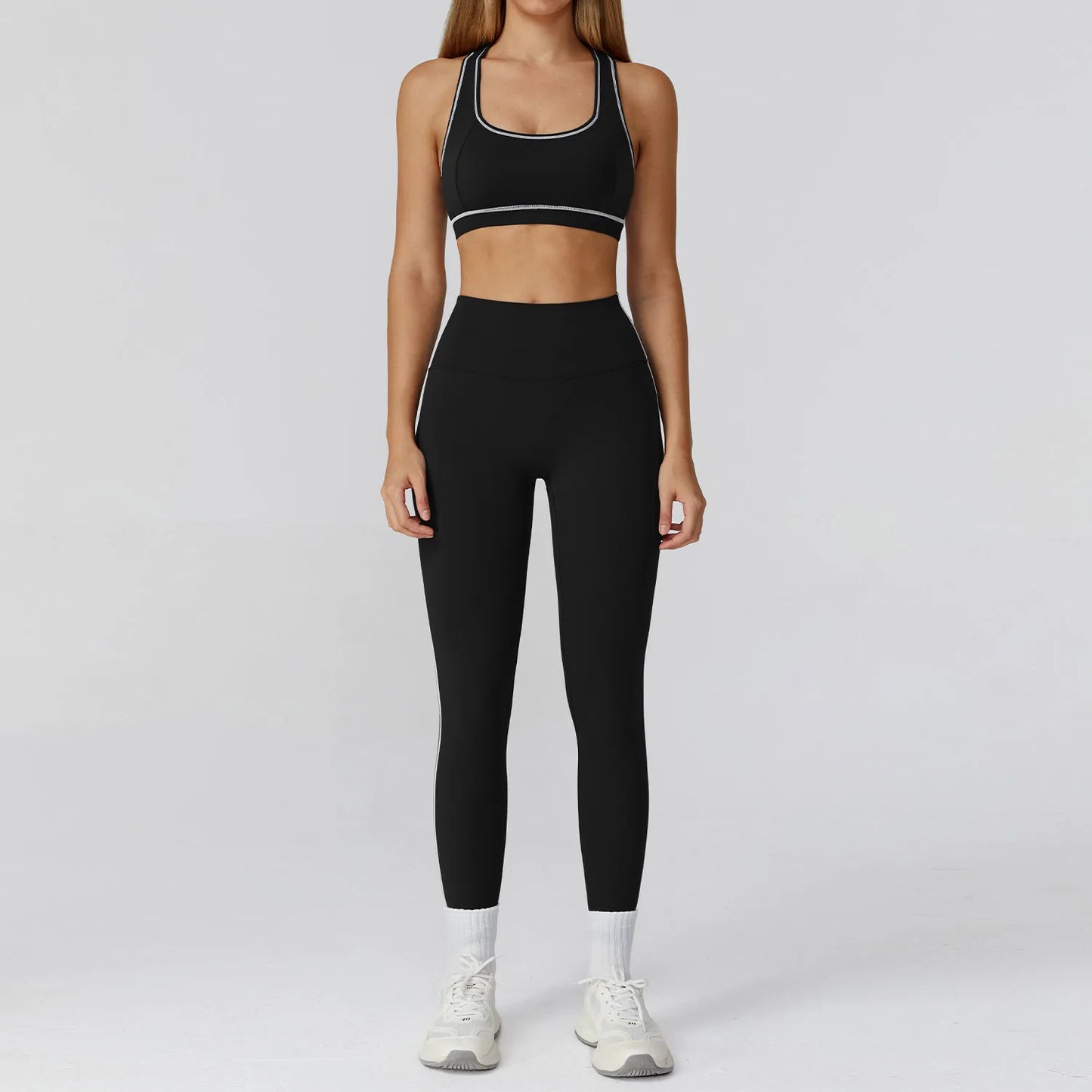 Yoga Set 2/3PCS Sports Outfits Women Clothes Fitness Tracksuit Gym Legging Workout Long Sleeved Female Bra Yoga Suit Sportswear