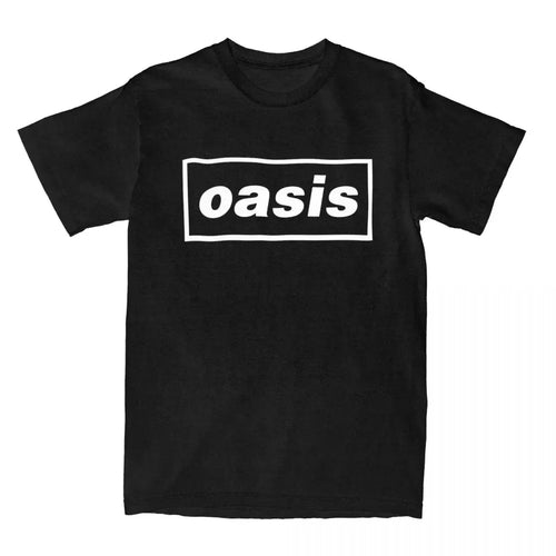 O-Oasis Rock Band T-Shirts for Men Women British Music Albums Vintage Tees Crew Neck Short Sleeve T Shirt Clothing Tops