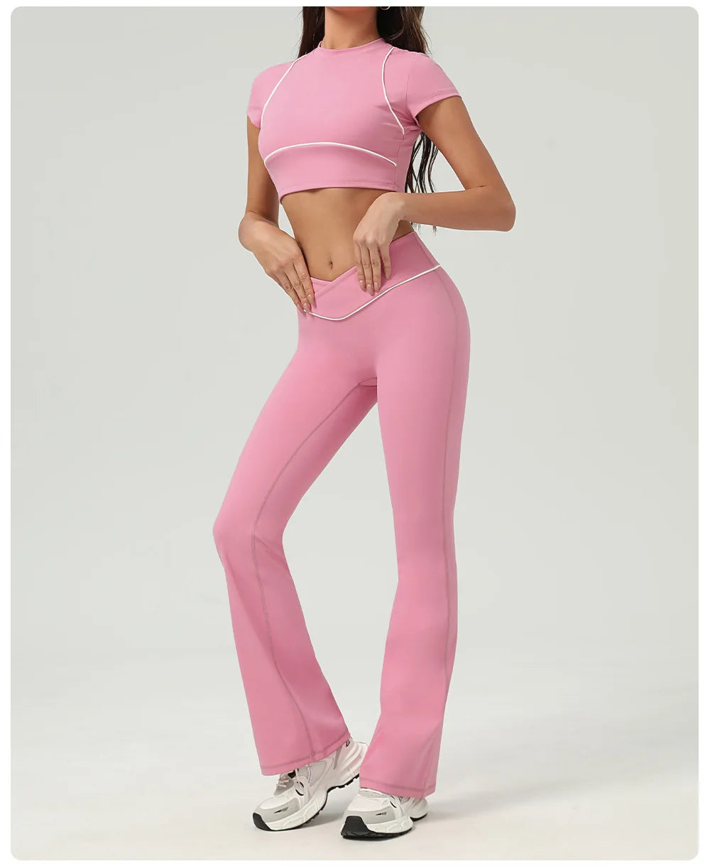 Women's Quick-Dry Tennis Skirt Sportswear Set Urban Style Yoga Training Outfit Outdoor Multi-Scene Golf Wear