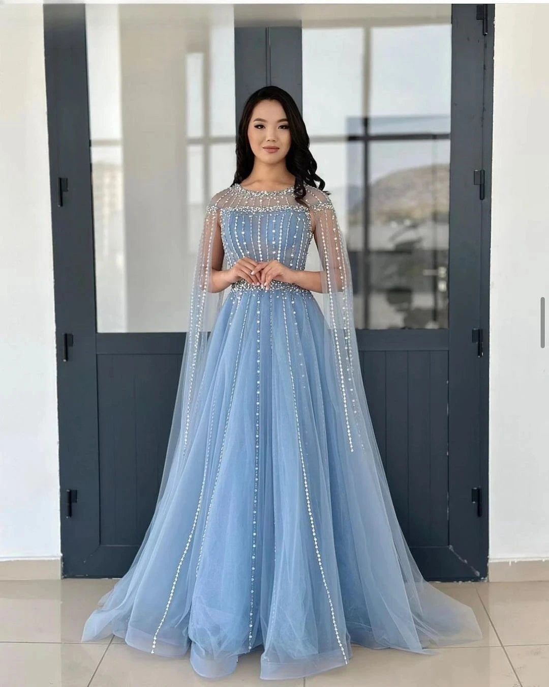 Dubai Evening Dress for Luxury Wedding Party Dress Women Elegant Luxury Customized Prom Party Cocktail Evening Long Dresses 2025