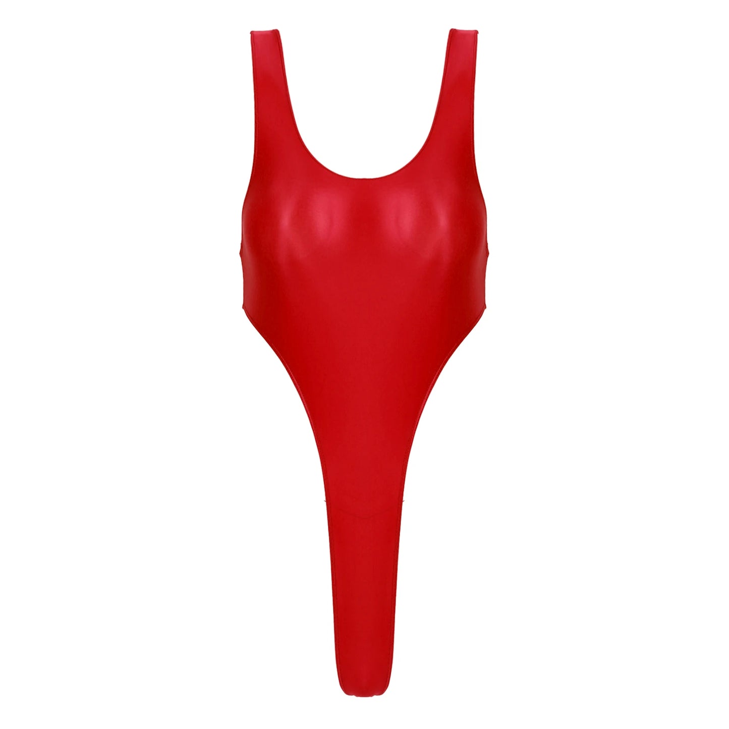 Womens Swimsuit 2022 New Glossy One-piece Swimming Bathing Suit Backless High Cut Bodysuit Sportwear Beachwear Swimwear