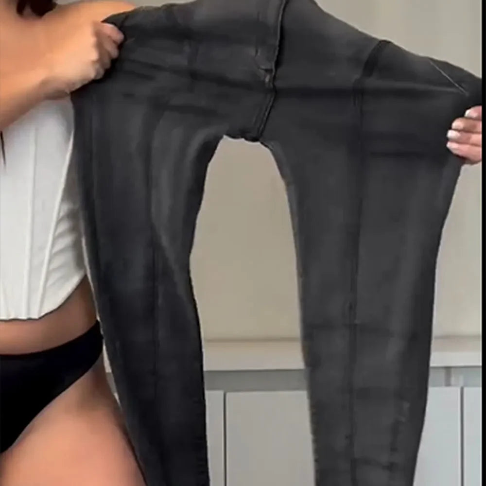 Skinny Jeans Women Mid Waist Fashion Simple y2k Pants 2025 & 2026 Elegant Korean Style Clothes Pencil Pants Temperament Hot Selling