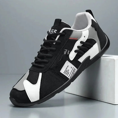 Low-Top Men's Casual Shoes Breathable Retro Sporty Style Summer New Fashion Trendy Bean Board Shoes Comfortable Rubber Sole