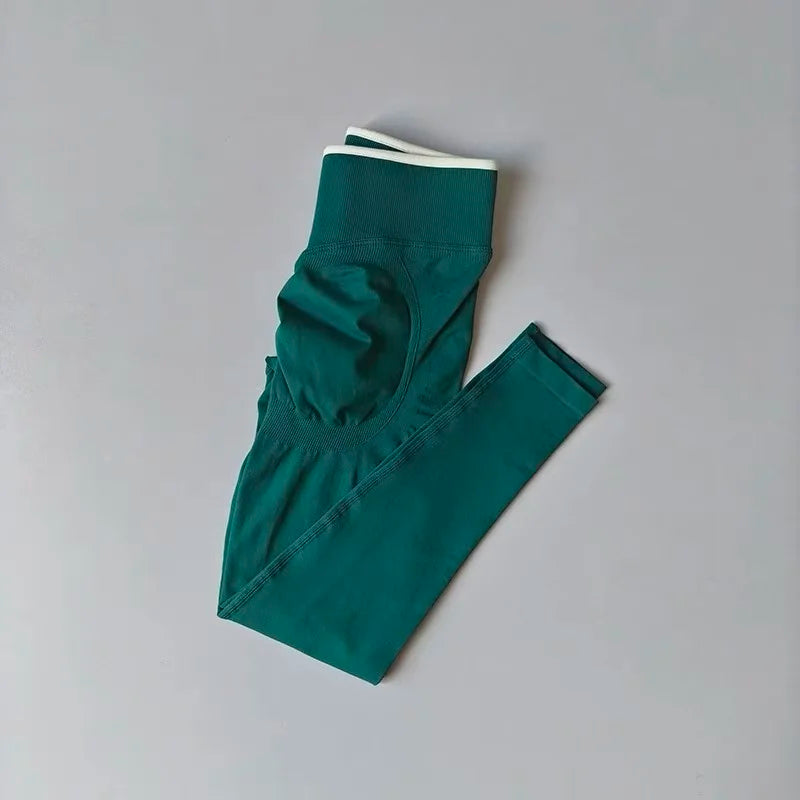 Peach Butt Yoga Pants, High-Waisted Butt-Lifting Fitness Pants for Women, Highly Elastic Quick-Drying Tight Leggings for Workout