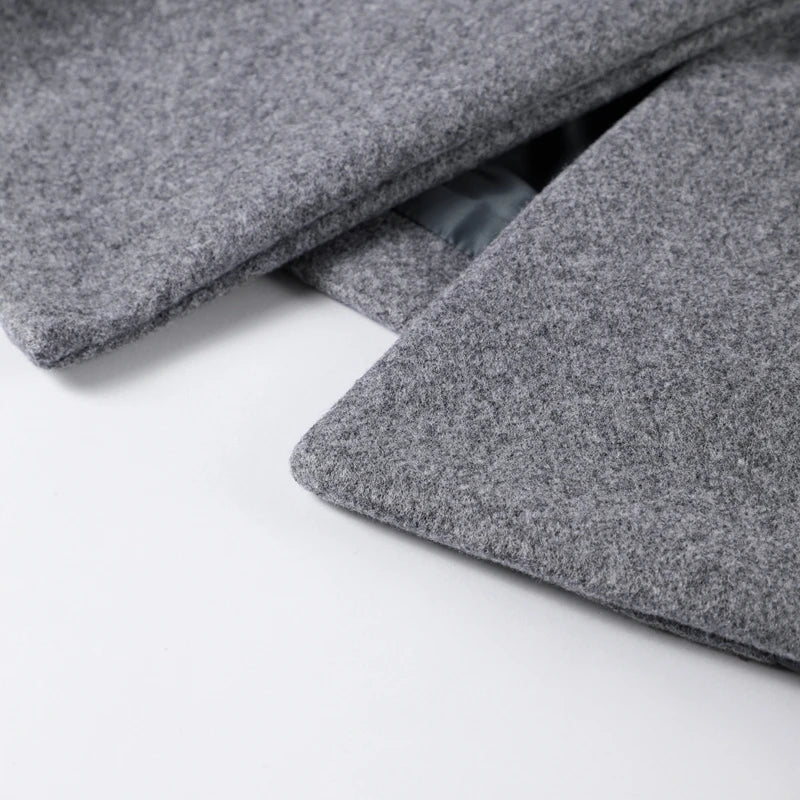 Solid Warm Elegant Women Coat Turn-down Collar Long Sleeve Jacket Casual Winter Autumn Long Outerwears Lady Fashion Loose Coats