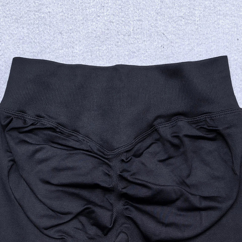 New Seamless Yoga Legging for Women Scrunch Butt Lifting Gym Legging Workout Yoga Pants Low Ribbed Waistband Sports Tights