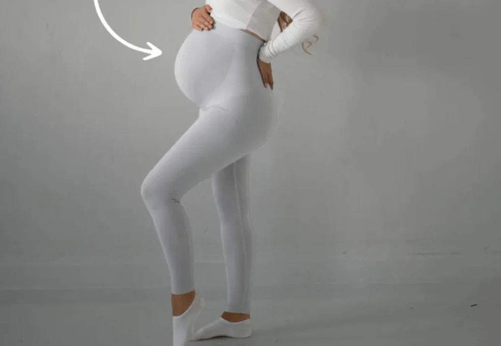 New Pregnancy High Waist Leggings Skinny Maternity clothes for pregnant women Belly Support Knitted Leggins Body Shaper Trousers
