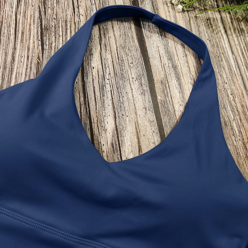 2 Pieces Women Yoga Set Workout Sportswear Gym Clothing Fitness Short Sleeve Crop Top High Waist Leggings Sport Suits