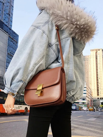 Korean Style Fleece Lined Thickened Hooded Lamb Fur Denim Jacket Women's Large Collar Versatile Cotton Coat Autumn Winter New Ar