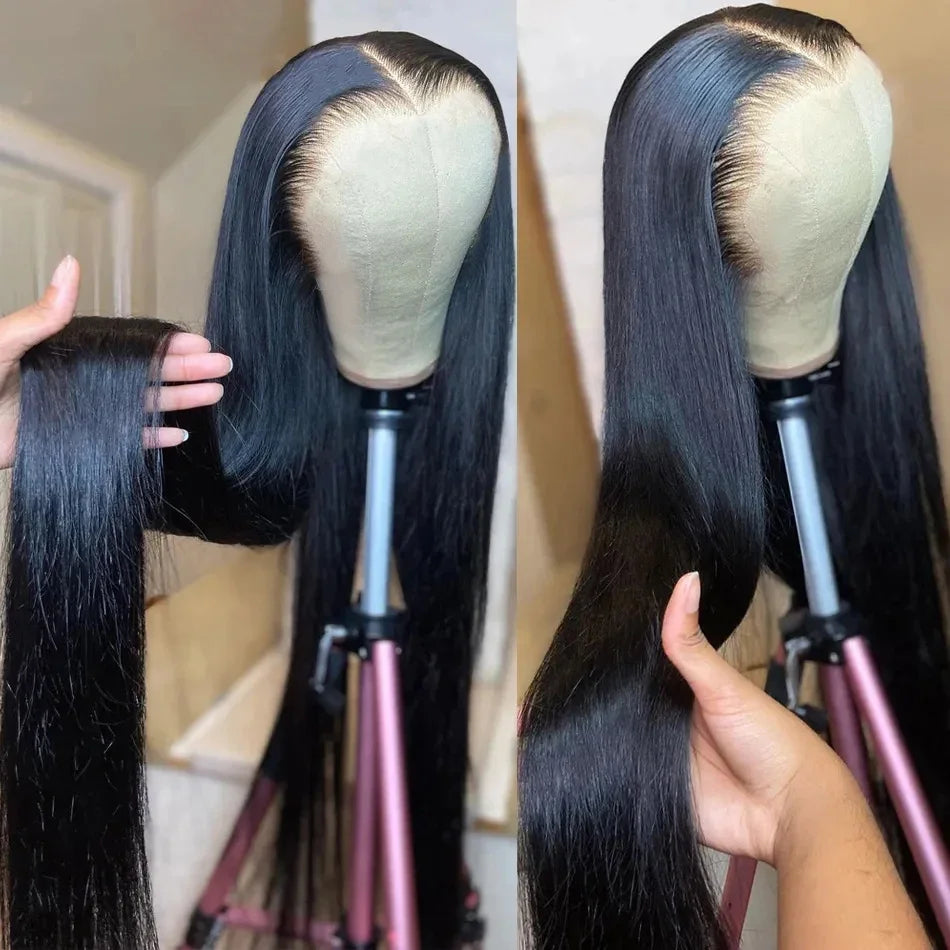 13x4 Bone Straight Lace Front Wig 13x6 Hd Transparent Brazilian 30 40 Inch Human Hair Wigs For Black Women 360 Lace Frontal Wig