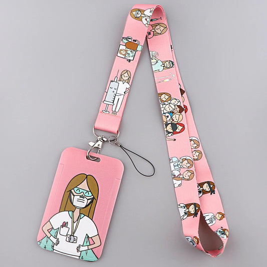 Medical Credential Holder Neck Strap Lanyards for Key ID Card Gym Phone Strap USB Badge Holder Rope Nurse Doctor Accessories