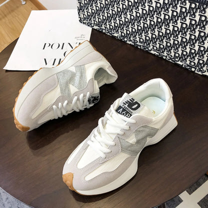 New Women's Causal Sneakers Summer Shoes Woman Fashion Breathable Lace Up Sports Shoes for Women Platform Walking Designer Shoes