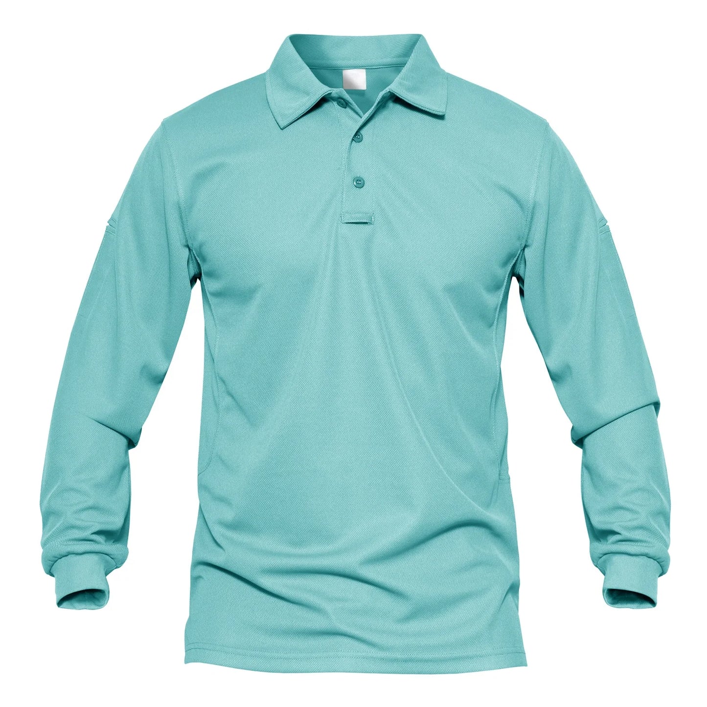 TACVASEN Men Outdoor T-shirts Work Polos Summer Quick Dry T-shirts Long Sleeve Lightweight Golf T-shirts Tee Tops