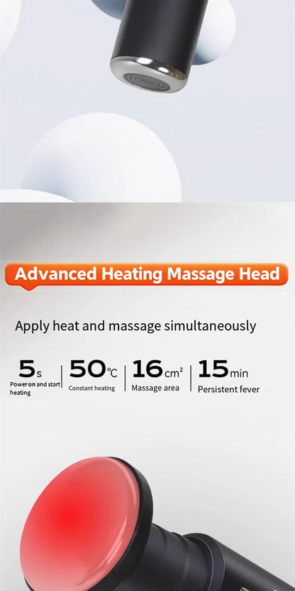 Mini Muscle Massage Gun Body Massager Deep Handheld Percussion Massager For Body Back Neck Leg Cold And Hot Compress Fascia Gun