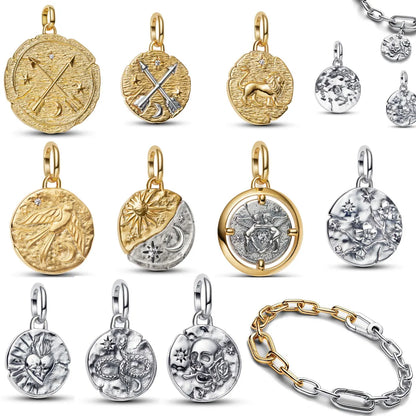 2025 New Hot Sale Original Me Dangle Charm Fit Me Bracelet For Women 925 Sterling Silver Luxury femme Bracelets Fine Jewelry