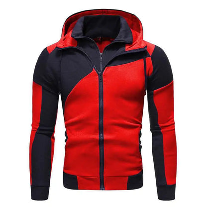 2024 New Autumn Men Sweatshirts Long Sleeve Jacket Hoodie Zipper Closure Jacket Male Hoodies Sweatshirt Slim Fit Male Clothing