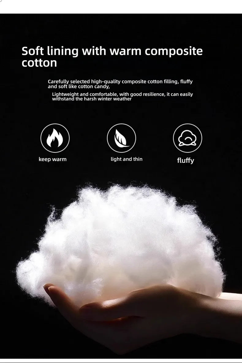 Top Grade Designer New Brand Men Parka Jacket Thick Casual Fashion Hooded Cropped Windbreaker Quilted Bubble Coats  Mens Clothes