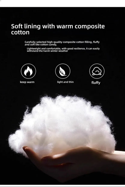 Top Grade Designer New Brand Men Parka Jacket Thick Casual Fashion Hooded Cropped Windbreaker Quilted Bubble Coats  Mens Clothes