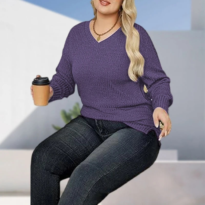 2025 Best Selling plus Size Long Sleeve Top Trendy plus Size Clothing Large Fit Fashionable Top