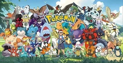 2025 New Pok É Mon Anime Hoodies for Men and Women Autumn/Winter New Y2K Harajuku Large Casual Trendy Longmen Mountain Label