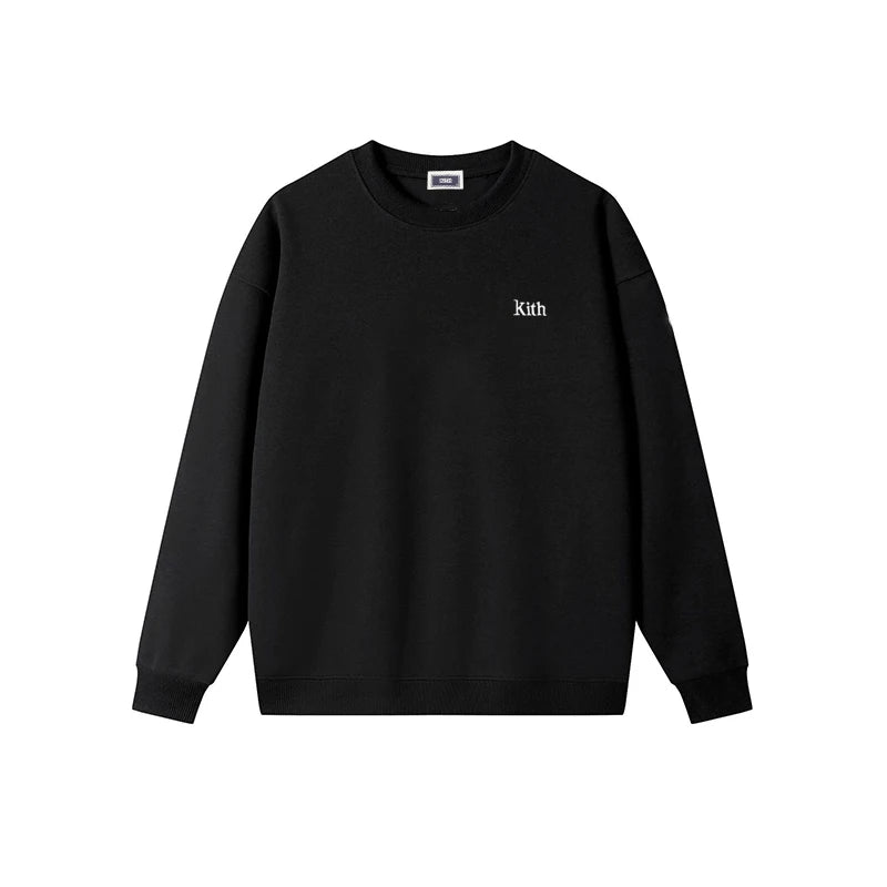 2025 Autumn High Quality O-Neck Sweatshirts Cotton Brand Embroidery logo Casual Hoodie Men Long Sleeve Women Tracksuit Tops