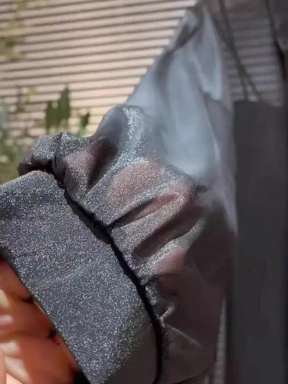 Plus Size Women’s Shirts 2025 Summer Breathable and Sun-Proof Ice Silk with Button Thin Loose Sheer Chiffon Blouses Long Sleeve