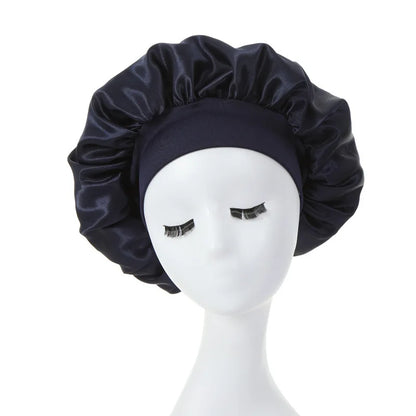 Hair Bonnet For Sleeping Women Wide Brim Sleep Cap Hair Bonnet For Curly Hair Showercap Children Men