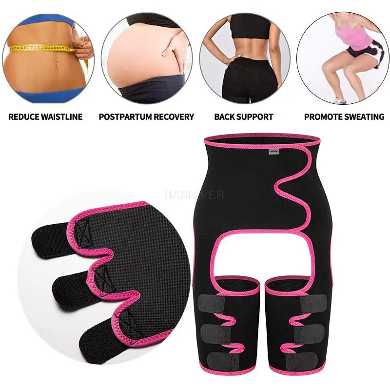 3 and 1 body shaper waist thigh trimmer waist lift hip training shaper hip belt postpartum body shaper