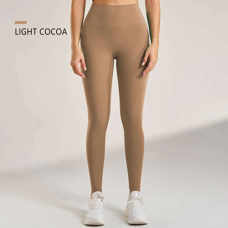 Yoga Leggings Pants Trousers Women's Quick Dry Sports Leggings High Waisted Fitness Pants Stretch Peach Butt Gym Clothing